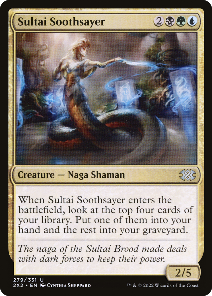 Sultai Soothsayer (2X2-279) - [Double Masters 2022] Foil