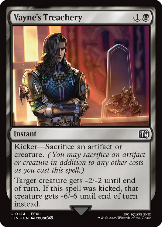 Vayne's Treachery (FIN-124) - [FINAL FANTASY] Foil