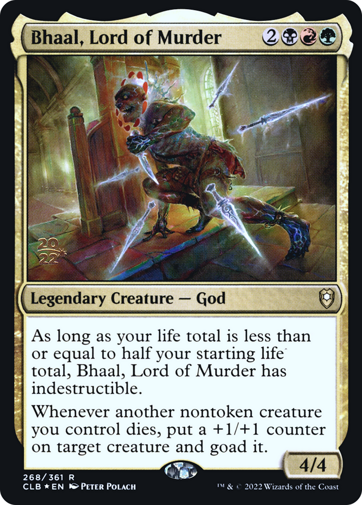 Bhaal, Lord of Murder (PRE-268) - [Battle for Baldur's Gate Promos] Foil