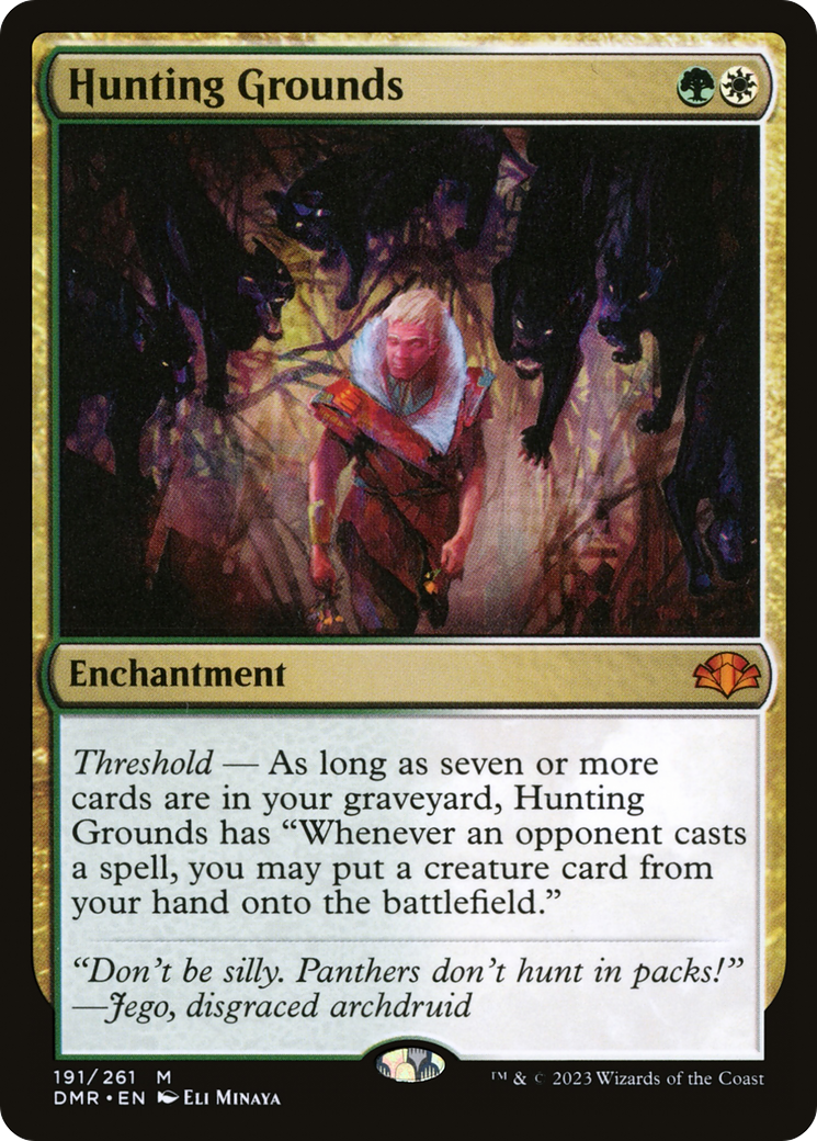 Hunting Grounds (DMR-191) - [Dominaria Remastered] Foil