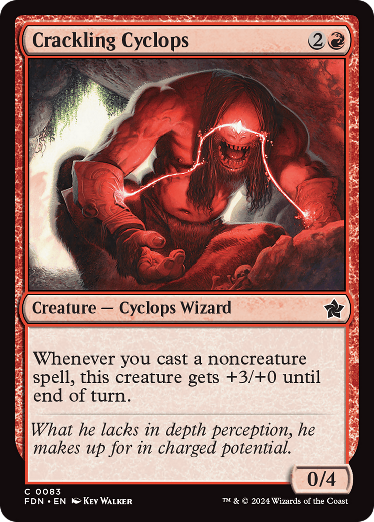 Crackling Cyclops (FDN-083) - [Foundations] Foil