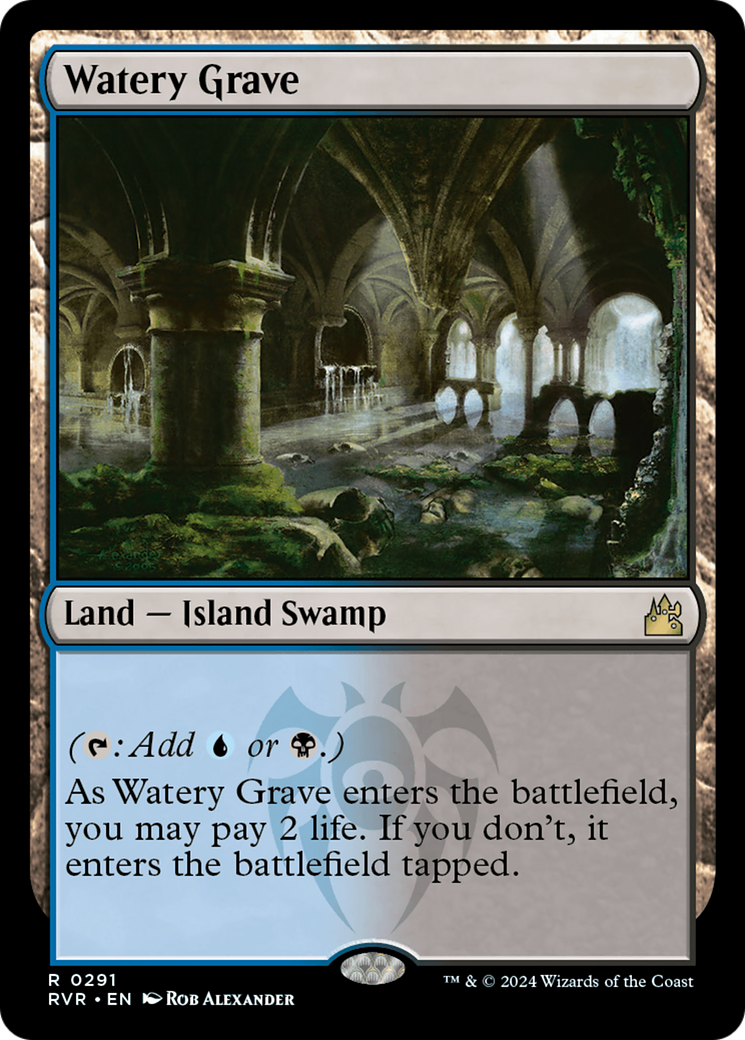 Watery Grave (RVR-291) - [Ravnica Remastered] Foil
