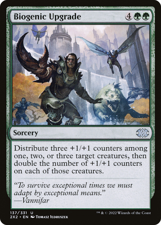 Biogenic Upgrade (2X2-137) - [Double Masters 2022] Foil