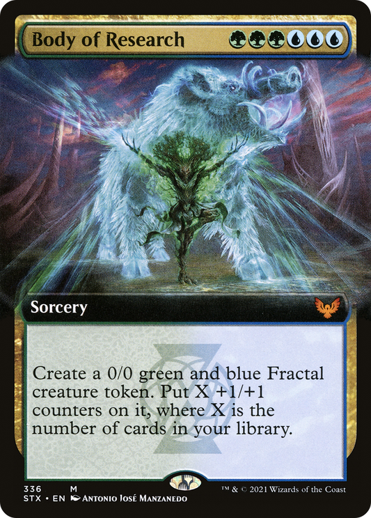 Body of Research (Extended Art) (STX-336) - [Strixhaven: School of Mages]: (Extended Art)