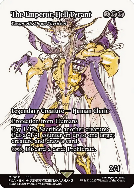 Yawgmoth, Thran Physician (FCA-011) - [FINAL FANTASY: Through the Ages] / The Emperor, Hell Tyrant (Borderless)