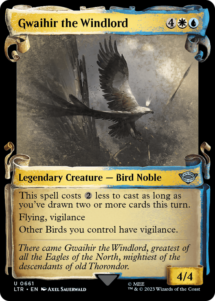 Gwaihir the Windlord (LTR-661) - [The Lord of the Rings: Tales of Middle-earth]: (Showcase) Foil