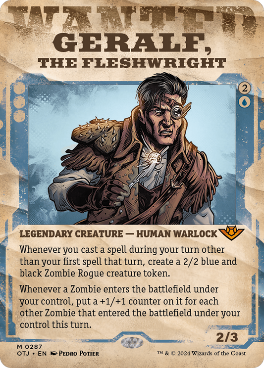 Geralf, le Fleshwright (OTJ-287) - [Hors-la-loi de Thunder Junction] : (Vitrine) (Sans bordure) 