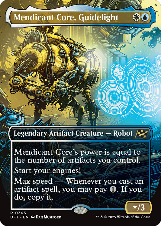 Mendicant Core, Guidelight (Borderless) (DFT-365) - [Aetherdrift] Foil