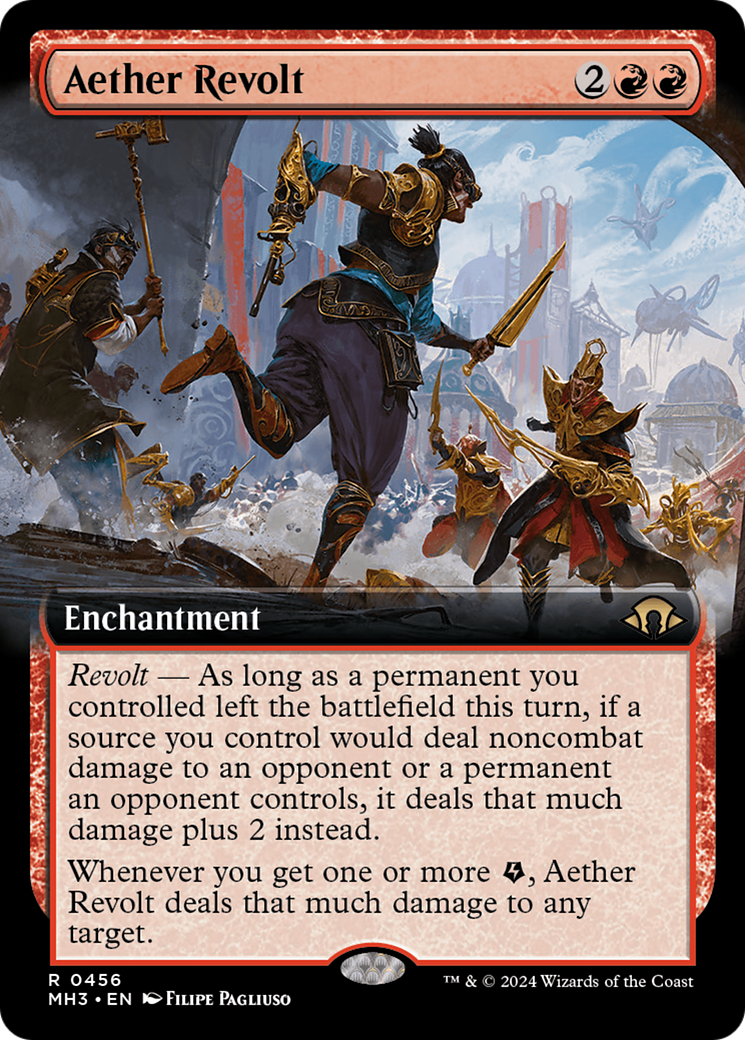 Révolte de l'Éther (MH3-456) - [Modern Horizons 3] : (Art étendu)