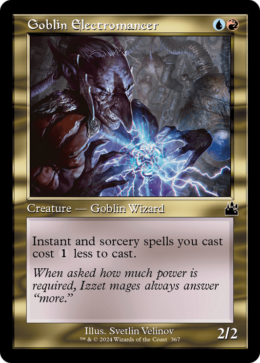 Goblin Electromancer (RVR-367) - [Ravnica Remastered] Foil