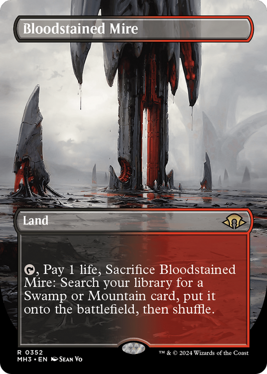 Mire tachée de sang (MH3-352) - [Modern Horizons 3] (Sans bordure) 