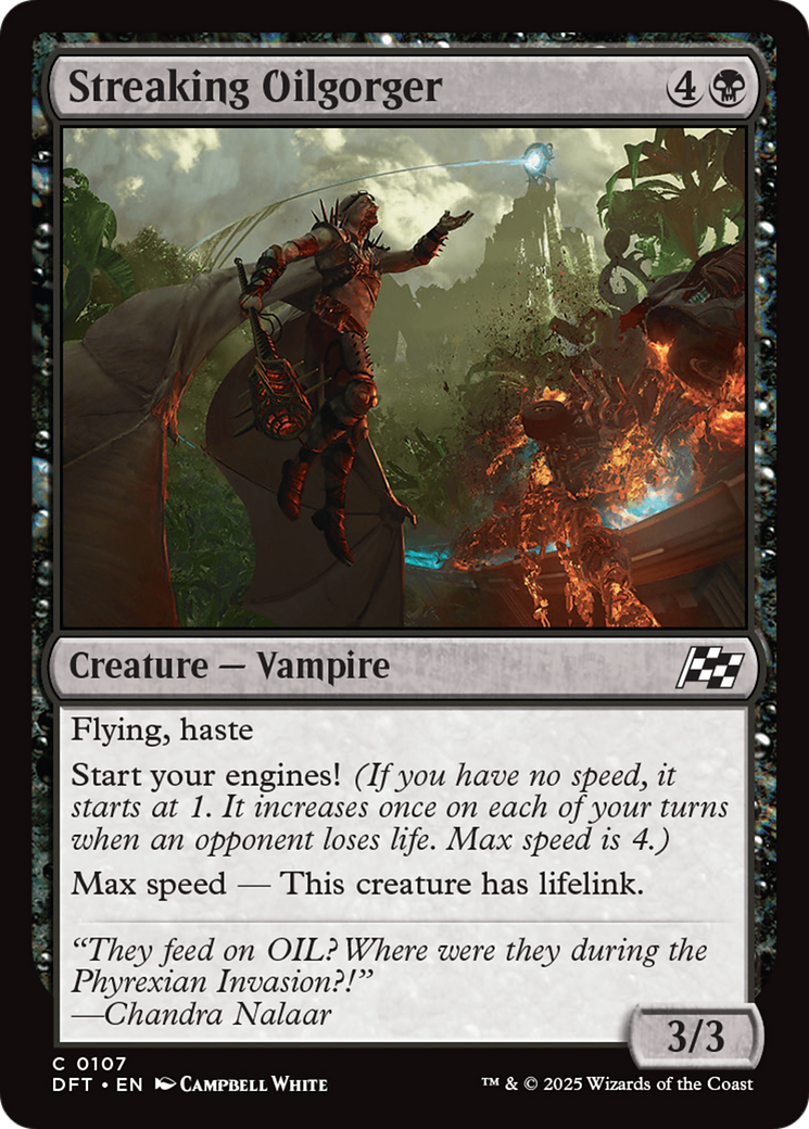 Streaking Oilgorger (DFT-107) - [Aetherdrift] Foil