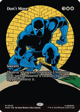 Don't Move (Borderless) (MAR-043) - [Marvel Universe Eternal-Legal] Foil