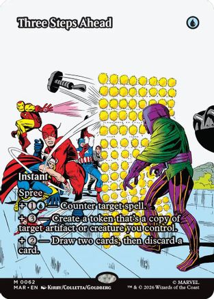 Three Steps Ahead (Borderless) (MAR-062) - [Marvel Universe Eternal-Legal]