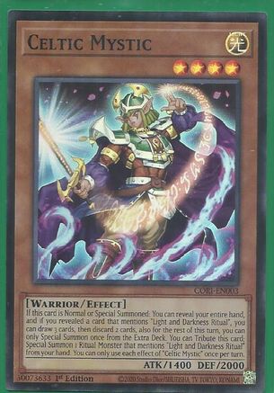 Celtic Mystic (CORI-EN003) - Chaos Origins 1st Edition