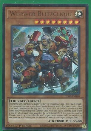 Whisker Blitzclique (CORI-EN010) - Chaos Origins 1st Edition