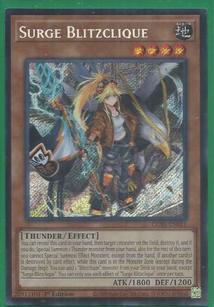 Surge Blitzclique (CORI-EN011) - Chaos Origins 1st Edition