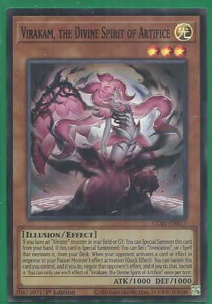 Virakam, the Divine Spirit of Artifice (CORI-EN017) - Chaos Origins 1st Edition