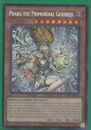 Phara the Primordial Goddess (Secret Rare) (CORI-EN022) - Chaos Origins 1st Edition