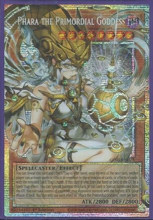 Phara the Primordial Goddess (Starlight Rare) (Extended Art) (CORI-EN022) - Chaos Origins 1st Edition