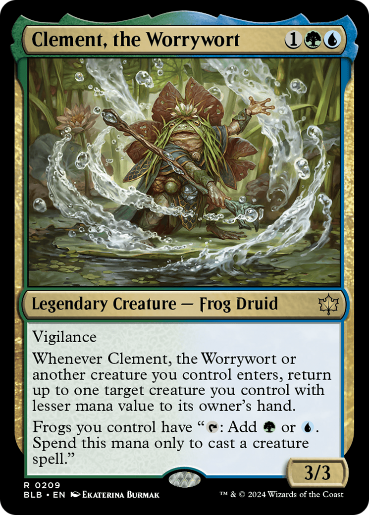 Clement, the Worrywort (BLB-209) - [Bloomburrow]