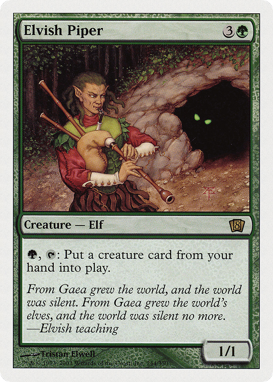 Elvish Piper (8ED-244) - [Eighth Edition]