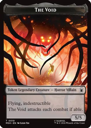 The Void // Squirrel Double-Sided Token (MSH-010/014) - [Marvel Super Heroes]