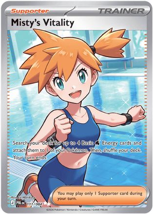 Misty's Vitality - 111/084 111 - [ME05 Pitch Black] Holofoil