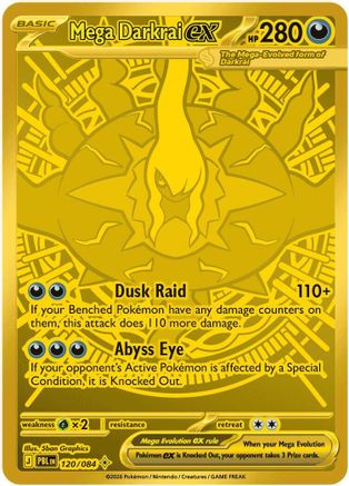 Mega Darkrai ex (120/084) [ME05 Pitch Black] Holofoil