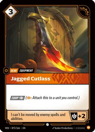 Jagged Cutlass (073/166) - Vendetta