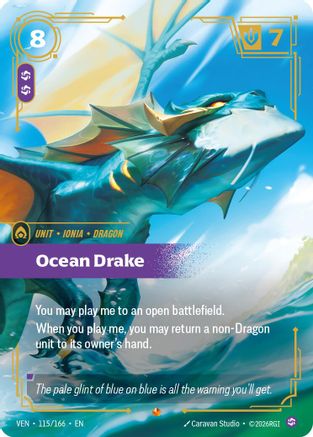 Ocean Drake (115/166) - Vendetta Foil