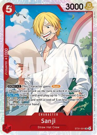 Sanji (ST31-001) - Starter Deck 31: RED Monkey.D.Luffy