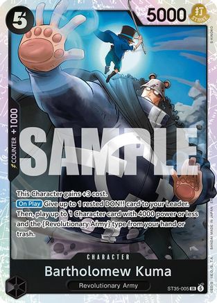 Bartholomew Kuma (ST35-005) - Starter Deck 35: RED/BLACK Sabo