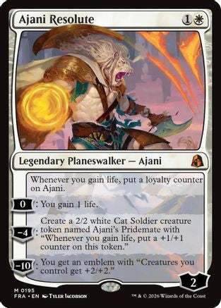 Ajani Resolute (FRA-195) - [Reality Fracture] Foil