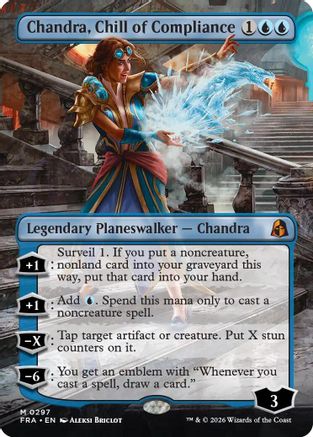 Chandra, Chill of Compliance (Borderless) (FRA-297) - [Reality Fracture] Foil