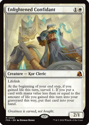 Enlightened Confidant (FRA-005) - [Reality Fracture] Foil