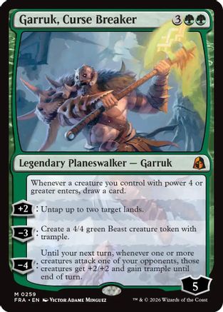 Garruk, Curse Breaker (FRA-259) - [Reality Fracture] Foil