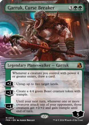 Garruk, Curse Breaker (Borderless) (FRA-314) - [Reality Fracture]