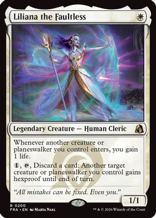 Liliana the Faultless (FRA-200) - [Reality Fracture]