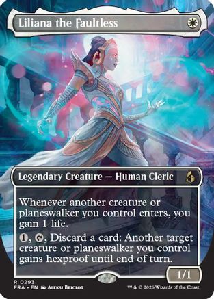 Liliana the Faultless (Borderless) (FRA-293) - [Reality Fracture] Foil