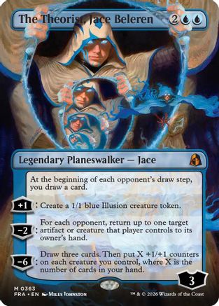 The Theorist, Jace Beleren (Borderless) (0363) (FRA-363) - [Reality Fracture]