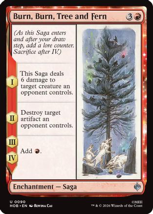 Burn, Burn, Tree and Fern (HOB-090) - [The Hobbit]