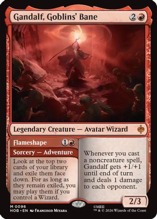 Gandalf, Goblins' Bane (HOB-096) - [The Hobbit] Foil
