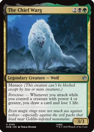 The Chief Warg (HOB-150) - [The Hobbit] Foil