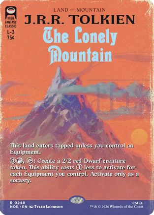 The Lonely Mountain (Borderless) (HOB-248) - [The Hobbit]
