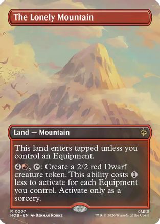 The Lonely Mountain (Borderless) (0207) (HOB-207) - [The Hobbit]