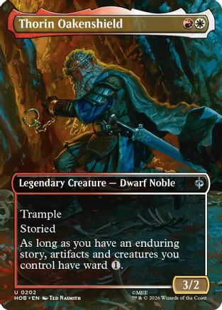 Thorin Oakenshield (Borderless) (HOB-202) - [The Hobbit] Foil