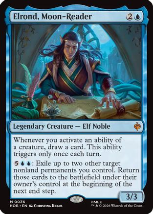 Elrond, Moon-Reader (HOB-036) - [The Hobbit] Foil