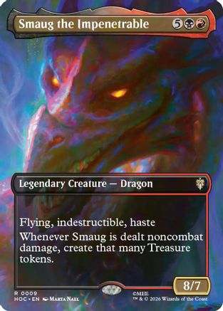 Smaug the Impenetrable (Borderless) (HOC-009) - [The Hobbit: Eternal-Legal] Foil