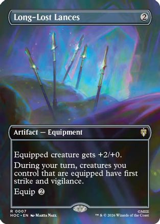 Long-Lost Lances (Borderless) (HOC-007) - [The Hobbit: Eternal-Legal]